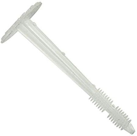Bricoloco Cheville pour fixation de panneaux isolants EPA. Cheville de fixation de panneaux isolants. Fixation de panneaux isolants pour le système d'isolation thermique extérieure. (200, 8 x 90 mm)