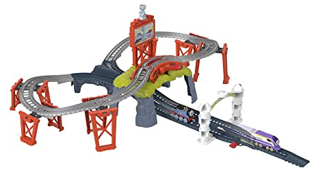 ​Fisher-Price Thomas & Friends Race for the Sodor Cup – Thomas and Kana push-along train and track race set for kids ages 3 years and older