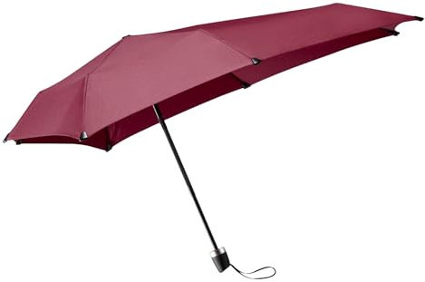 Senz ° Mini Winddichter Regenschirm - Manuell faltbar - 91 x 91 cm - Rose Wine