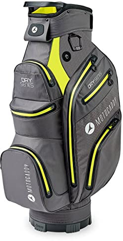 Motocaddy Unisex Dry Series Cartbag – Anthrazit/Limette – Einheitsgröße
