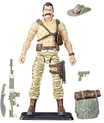 G.I. Joe Classified Series Retro Cardback Recondo, Collectible 6-Inch Action Figure with 7 Accessories