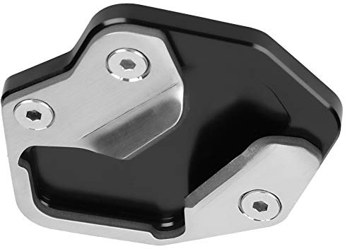 Akozon Motorrad Ständer, Motorrad CNC Aluminium Verlängerungsplatte Seitenständer Pad Seitenständer Unterlage Motorrad für Triumph Tiger 800 XC/XCx/XCa/XR/XRx/XRt