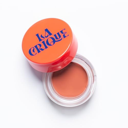 La Crique Lippenbalsam & Rouge - mit Hyaluronsäure + Vitamin C | Creme-Rouge & Getönter Lippenbalsam - Leichtes Creme Make-up und Hautpflege - 99% Nat. Inh. - Vegan – Beige