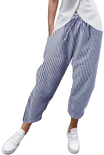 Generisch Damen Jogginghose Kurzgröße Lockere Und Bequeme Jogging Hosen Lässige Leicht Relaxhose Wide Leg Stretch High Waist Elegant Hose Für Freizeit Weites Bein Outdoorhose Freizeithose