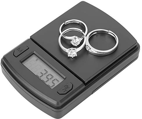 Küchenwaage Digitale Professionelle, tragbare Taschenwaage Mini-Schmuckwaage Tragbare Kleine Taschen-Kaffeewaage, Hohe Genauigkeit für Küche Schmuck, Gewicht 500 G/0,01 G
