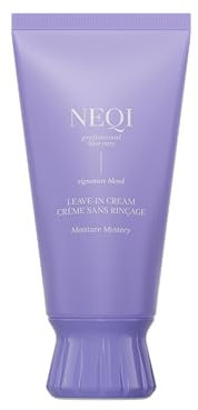 NEQI MOISTURE MYSTERY Crema per capelli Leave-In 200ml - Trattamento idratante con protezione dal calore, anti-crespo, vegano, senza solfati - Per tutti i tipi di capelli - Risultati professionali