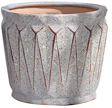 JKJZSALJ Pots De Fleurs Rétro en Céramique Rétro Grand, Grès De Gros Calibre Sol Extra Grand Pots D'Orchidées Papillon Antiques Pots De Plantes D'Hôtel De Jardin en Céramique