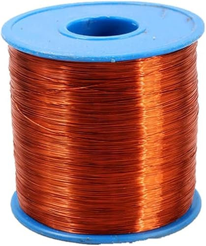 LCSALJR Kupferlackdraht Emaillierter Kupferdraht – emaillierte Magnetwicklungsspule mit 0,15–0,4 mm Durchmesser, verwendet für Induktoren und Lautsprecher-0.25mm(20m)