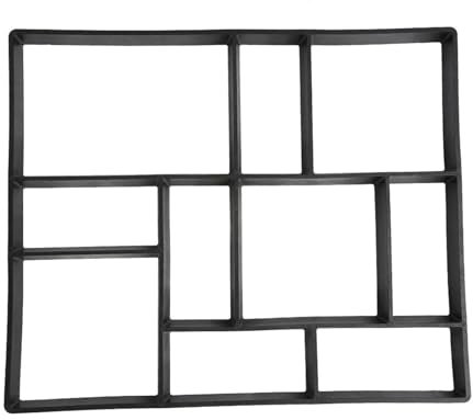 Pflasterform Garten DIY Kunststoff Pfad Maker Form Straße Pflaster Zement Form Ziegel Stein für Gartendekoration
