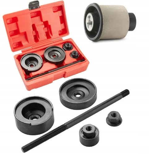 DR TOOLS Douilles d'essieu arrière, roulement de serrage silencieux, kit de montage pour VW Golf IV mk4 pour Audio A3 Skoda Fabia I II III
