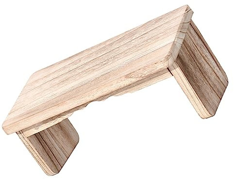 TOGEVAL Meditationshocker Holz Klappbar Kleiner Tragbarer Kniemattenhocker Für Zen Meditation rutschfest Mit Natürlicher Holzstruktur Platzsparend Für Reisen Und Zuhause