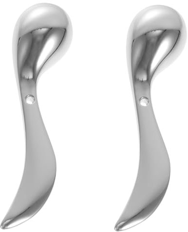 WRITWAA 2pezzi Bastoncino Per Massaggio Oculare Misurino Per Crema Stick Per Maschera Cucchiaio Per Crema Occhi Massaggiatore Oculare