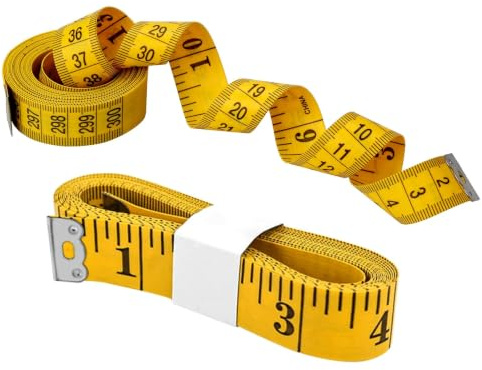 120 Inch/300cm Soft Body Measuring Tape – 2 Pack Dual-Sided Flexible Tape for Body, Sewing, Tailor, Dressmaking & Fabric Measurement