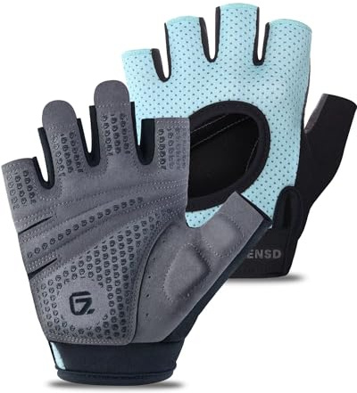 GADIEMKENSD Trainingshandschuhe mit vollständigem Handflächenschutz, rutschfest, atmungsaktiv, ergonomische Unterstützung, Unisex, geeignet für Verschiedene Übungen
