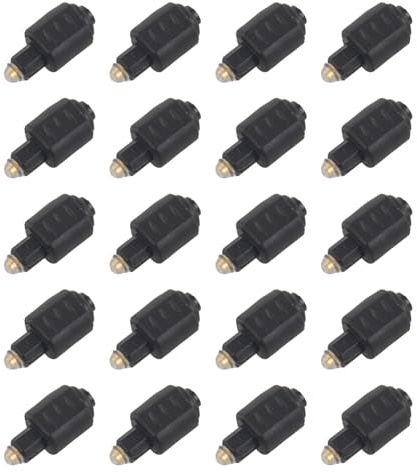 Uikdjgu 20X Optical Audio Adapter 3.5MM Female Jack to Digital Toslink Male Plug for Amplifier
