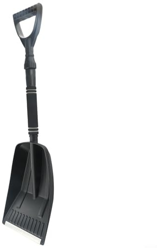 Rascador de hielo de diseño elegante perfecto para eliminar la nieve mientras protege la pintura de tu coche con un cómodo agarre de mango