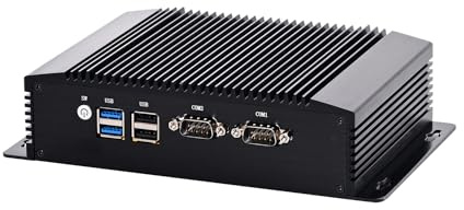 Fanless Industrial Computer, IPC, Mini PC, Windows 11 / Linux Ubuntu, 95 Alder Lake-N, IM12, AC WiFi, BT, 2 x USB2.0, 2 x USB3.0, 2 x COM, 2 x LAN, DP, 2 x HDMI, 0 RAM, 0 Storage, Barebone No System