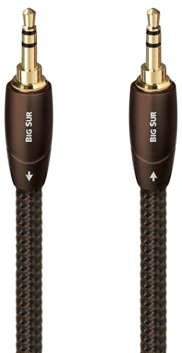 AudioQuest Big Sur 3,5-mm-Audiokabel, 3,5 mm, Schwarz, 3,5 mm, Kupfer, 2 m, Schwarz