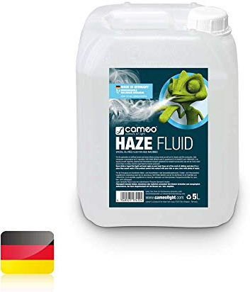 Cameo HAZE FLUID 5 L - Liquide pour effet de brouillard pour une fumée fine et longue tenue, sans huile 5 L