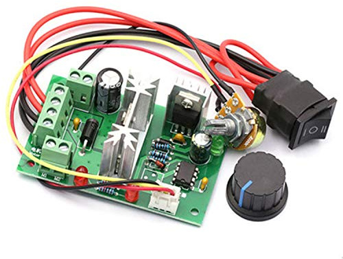 Einstellbarer DC Motor Drehzahlregler PWM Drehzahlregler PWM DC Motorregler 12V 24V 36V 6A Reversing Switch Speed Controller vorwärts rückwärts Funktion Ansteuerung