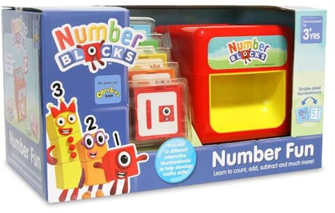 Numberblocks - Number Fun Toy - Count With Number Blocks and Learn Basic Maths - Perfect for Interactive Play & Child Development, Features 8 Fun Activities, 3+ Years