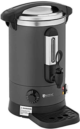 Royal Catering RC-WBDW14 Bollitore professionale 6,1 litri 1.500 W con vaschetta di raccolta