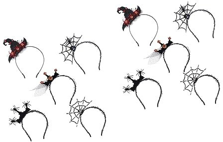 GALPADA 10 Stk Spinnennetze Haarreifen Aus Spinnennetz Stirnband Haarband Aus Spinnennetz Haarbänder Lustiges Haar Spinnennetz Haarband Kopfbedeckung Der Spinne Kind Halloween
