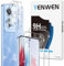 Yenwen Screen Protector for OPPO Reno 11 F 5G for Tempered Glass, Pack of 2 Tempered Glass Screen Protectors with 2 Camera Protection, 9H Hardness Protective Glass Anti-Scratch Glass Mobile Phone Film