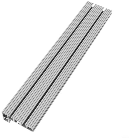 SMZhomeone T Nut Schiene Gehrungsschiene Aluminium 75 Typ Gehrungsschiene T-Nut T-Schienenträger Gleithalterungen 300-600mm T Track Schiene(400mm)