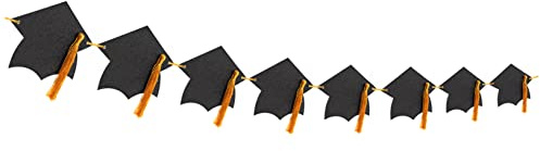 HOLIDYOYO Examensfestdekorationer Banderoll Med Doktorshatt Hängande Banner För Examensfest Fotorekvisita För Stora Fester Mångsidig Dekoration För Skol Och Teaterarrangemang