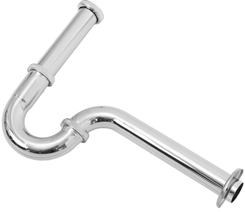 GALPADA Stainless Steel Sink Drain Pipe Kit Adjustable Washbasin Waste Trap Flexible Drain Hose with Odour Prevention Easy Install Bathroom Plumbing Robust and Efficient Wastewater Removal