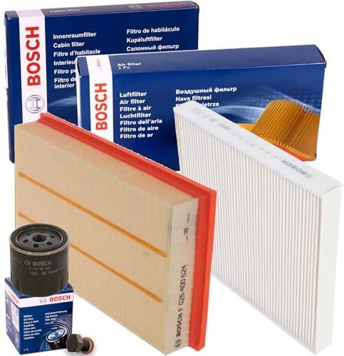 Filter Inspektionspaket | F026400624+1987432540,(LA888)+F026407143+12281 passend für A3 8Y Q2 Golf 7 8 5T