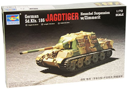 Trumpeter 07293 Modellbausatz German Sd.Kfz 186 Jagdtiger wZimmerit