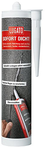 Lugato Sofort Dicht 310 ml - Wasserdichte, flexible Streichabdichtung für das Dach