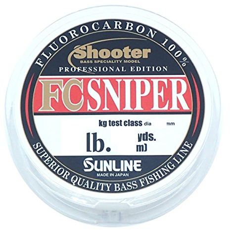 SUNLINE Fluorocarbon Schnur, Scharfschütze, 60 m, 11,3 kg, Naturklar