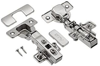 GTV Soft Close Kitchen Hinge Cabinet Door Plate with Screws 35 mm Pack of 10
