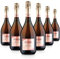 Ca'Salina Premium Moscato Sparkling Wine Rosé Sparkling Wine Sweet 750ml x 6 bottles (1 case), a beautiful Italian pink fizz with prominent aromas of delicious strawberries