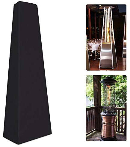 YUNCHONGuk Housse de protection pour chauffage de terrasse - 224,6 cm - Résistante et étanche - Pour chauffage de terrasse pyramidale - Triangle - Grande housse de chauffage