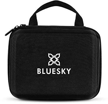 Bluesky Mini Nail Case, Nail Polish Organiser, Nail Varnish Storage Bag, Carry Case with Handle, Holds 30 x 5ml Gel Polish Bottles, Black