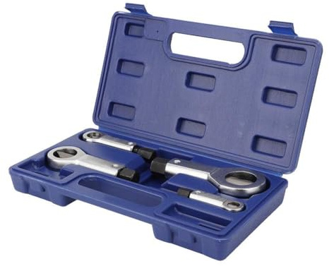 Heavy Duty Nut Splitter - 4pcs Extractor Tool, 9mm-36mm Broken Corroded Stuck Nut Cutter Remover, Carbon Steel