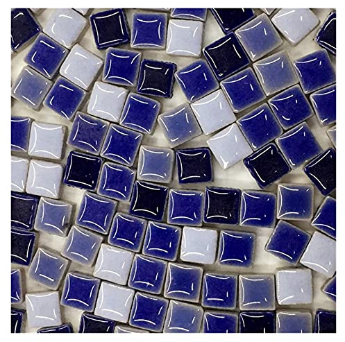 DawnDream Tesselles mosaique 100g DIY Céramique Mosaïque Carré Carré Céramique Mosaïque Faire des Carreaux DIY Mosaique Verre (Color : Brown Melange)