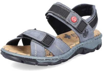 Rieker dam 68851Sandal, Blå 14, 36 EU