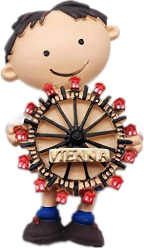 Wiener Riesenrad Wien Österreich Kühlschrankmagnet Kühlschrankmagnet Deko Magnet Aufkleber Souvenir Harz Basteln