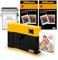KODAK Mini 3 ERA 4PASS Portable Photo Printer (3x3 inches), Initial 8 Sheets + 60 Sheet Pack Bundle, Yellow