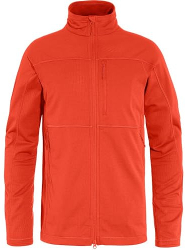 Fjallraven 86971-214 Abisko Lite fleecejacka M jacka herr flamma orange storlek XL