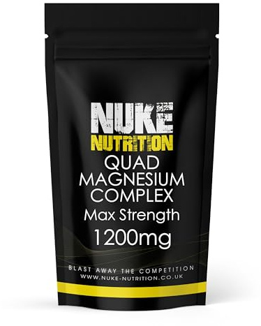 Nuke Nutrition Quad Magnesium Complex Capsules - High Strength | Nuke Nutrition Quad Magnesium Complex Capsules - High Strength