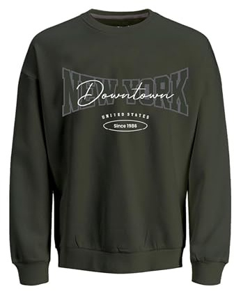 JJ Rebel Jrebnewyork - Sudadera con Cuello Redondo Sudadera Hombre (Pack de 1)