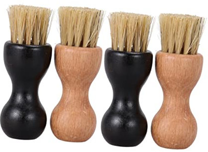 Healeved 4stücke Schuhreinigungsbürste Mit Holzborsten Tragbar Für Haushaltsreinigung Multifunktional Langlebig Geruchlos Effektiver Reinigungswinkel