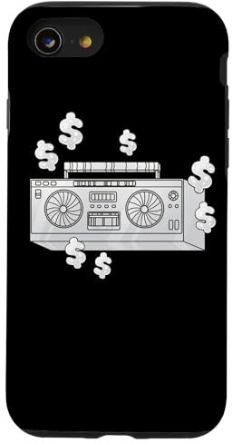 Hülle für iPhone SE (2020) / 7 / 8 Dollar Boom Box 70er 80er 90er Y2K Ghetto Blaster