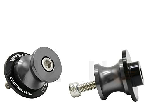 YULEGUDI Schwingenschutz Montageständer Für Suzu&ki RF600 RF600R RF 600 8mm Motorrad Zubehör Schwinge Slider Spool CNC Aluminium Motorständer Schrauben 8 Farbe(Gray)